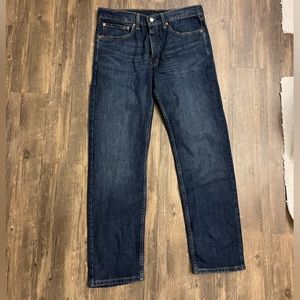 Levi Regular Fit Dark Wash Jeans- worn once